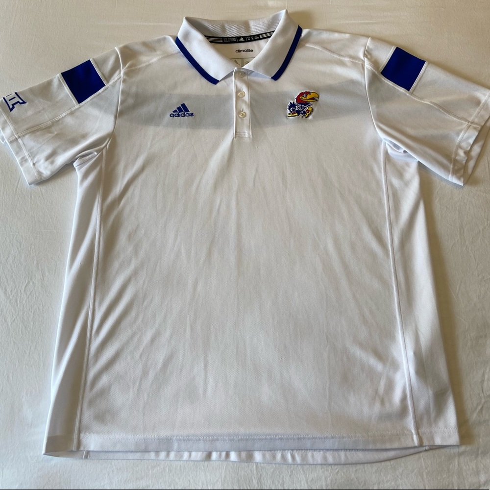 Kansas Jayhawks Adidas Team Issued Polo XL